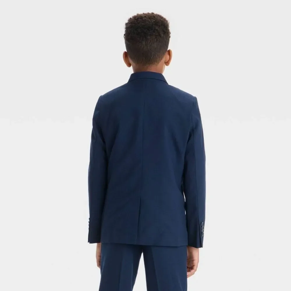 Cat & Jack - Boys' Suit Jacket - Cat & Jack Navy Blue 4 Blue